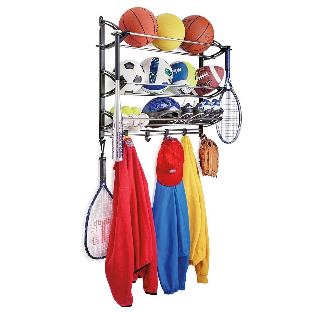 Lynk Sports Rack with Adjustable Hooks