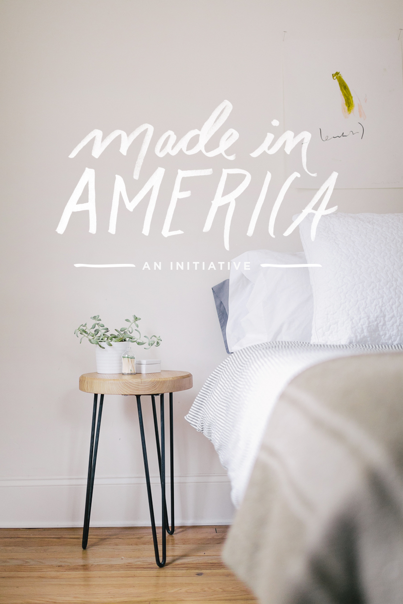Made in america hairpin nightstand