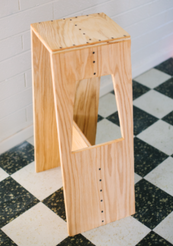 diy stool Magnificently Modern Barstool