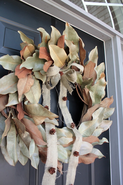 Magnolia Fall Wreath