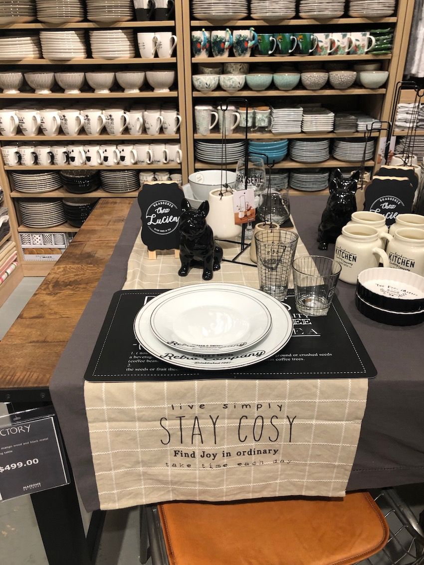 The range of tableware is impressive and affordable.