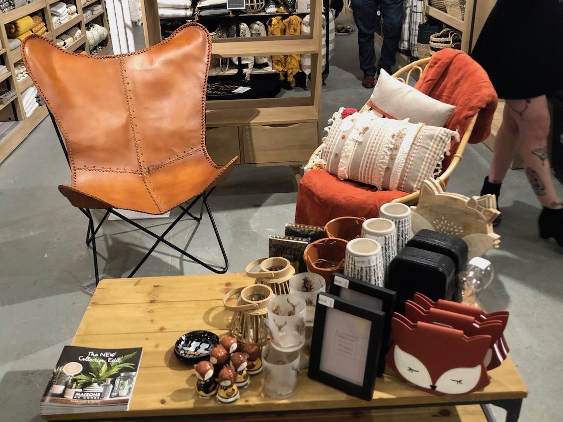 Animal motifs can be found throughout the store.