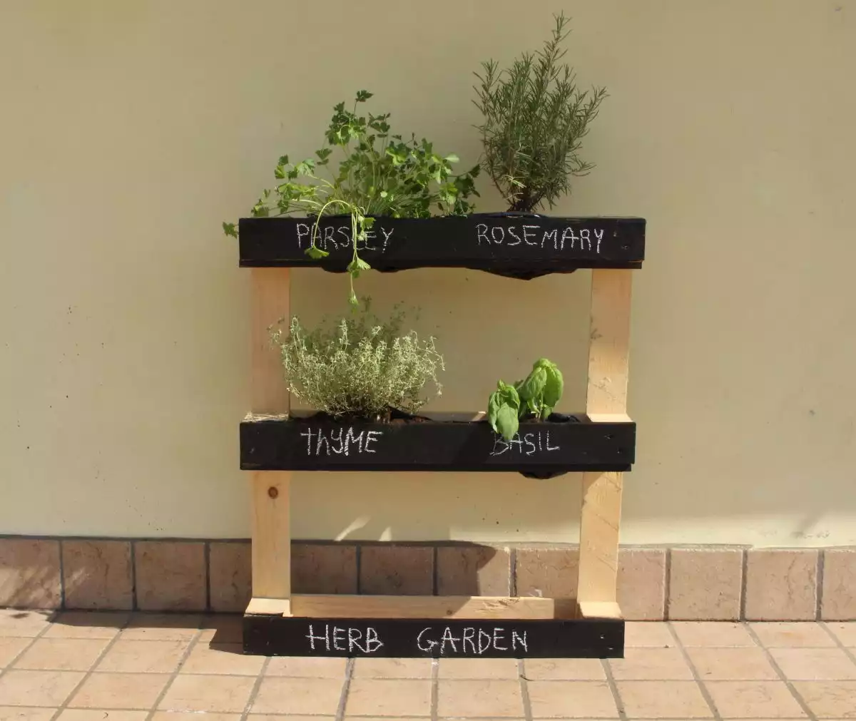 Make Pallet Herb Garden