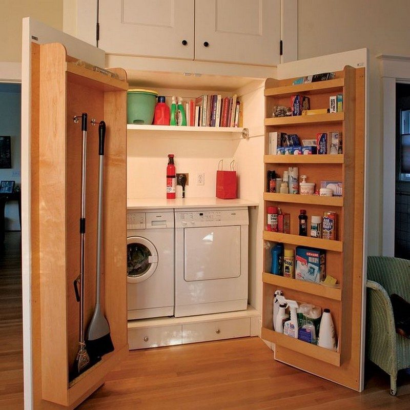 Make Your Laundry Room A Cabinet