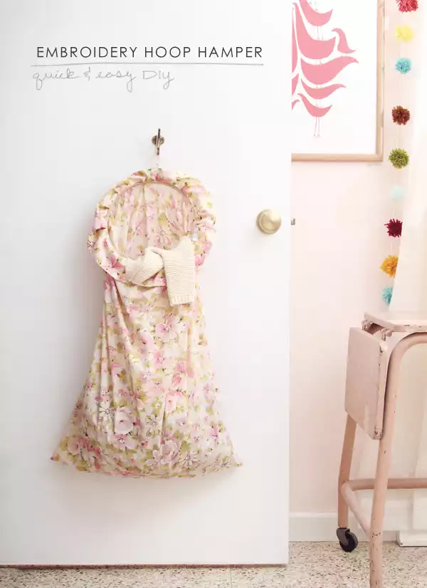 Make Your Own Hanging Laundry Hamper