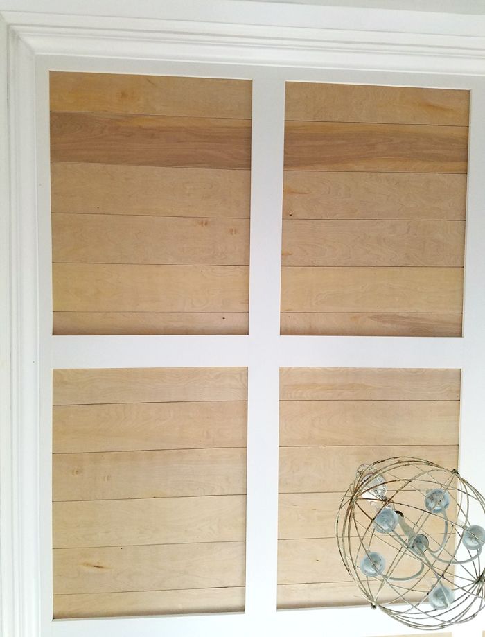 Make your own coffered ceiling