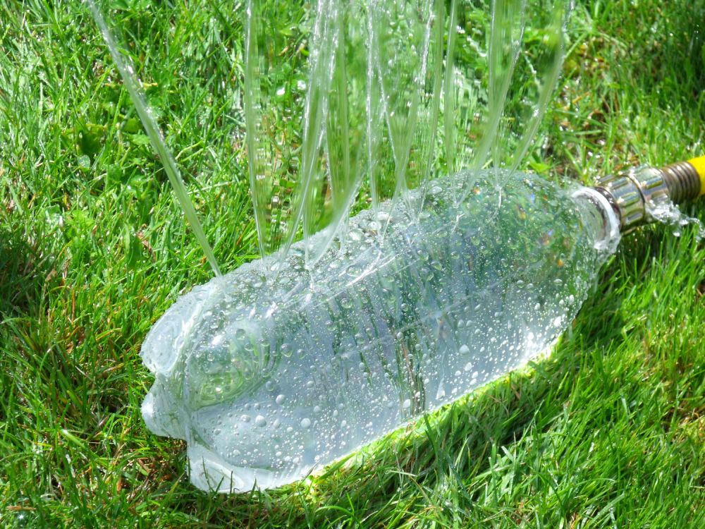 Make your own garden sprinkler