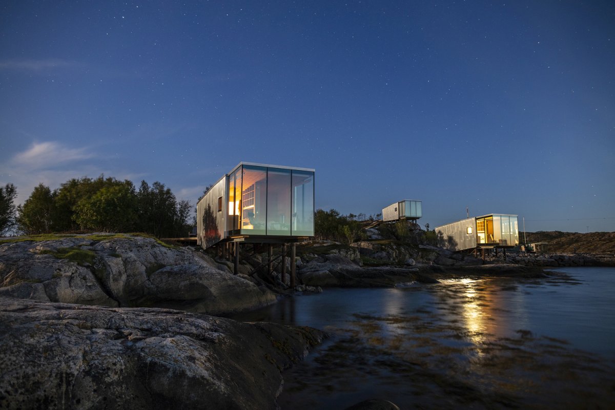 Manshausen 2 0 Island Resort Norway Stinessen Arkitektur sunset