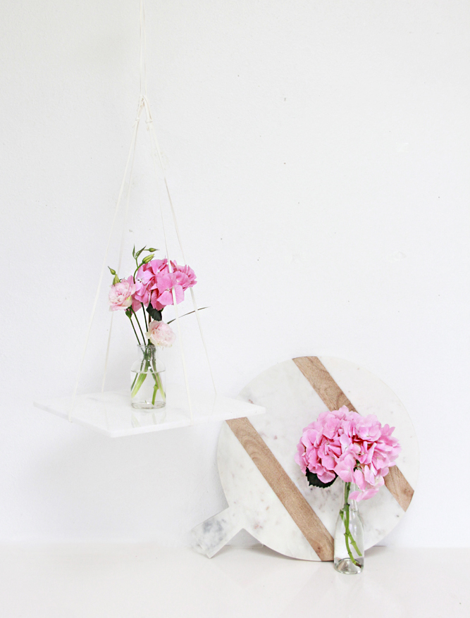 Marble Hanging Shelf