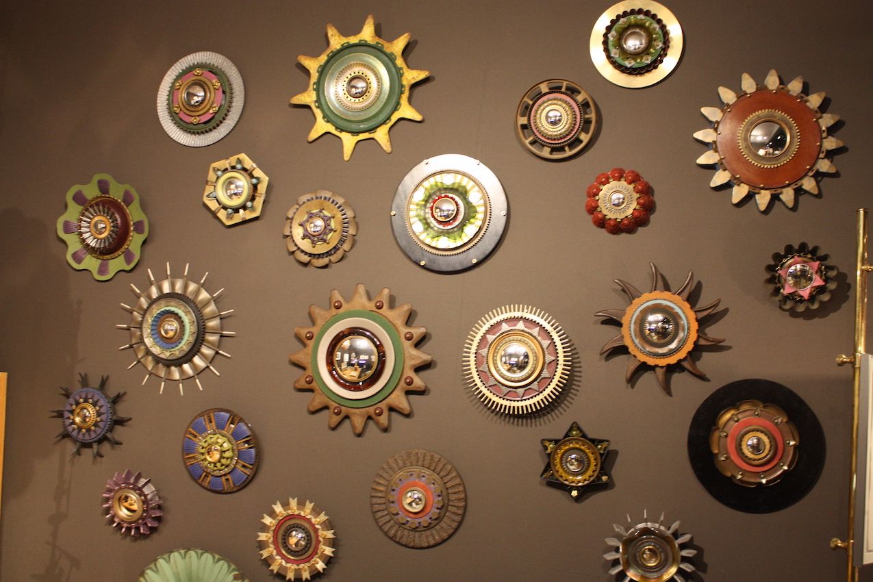 MarkMcDonald wall of found mirrors