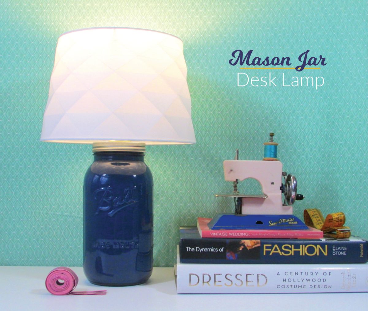 Mason Jar Desk Lamp