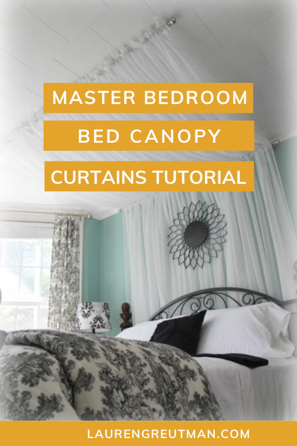 Master Bedroom Bed Canopy Curtains