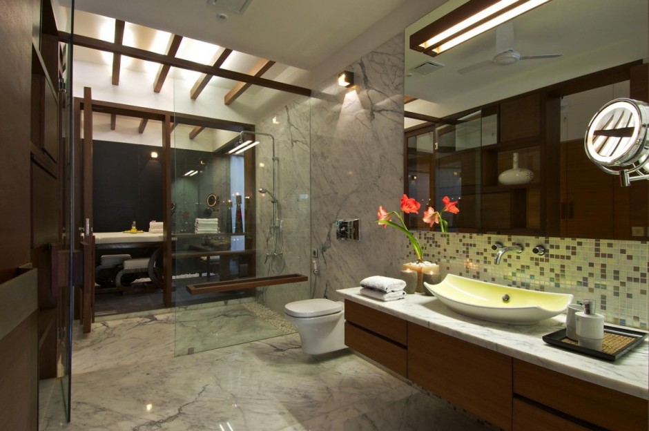 Master bathroom design with a spa feeling