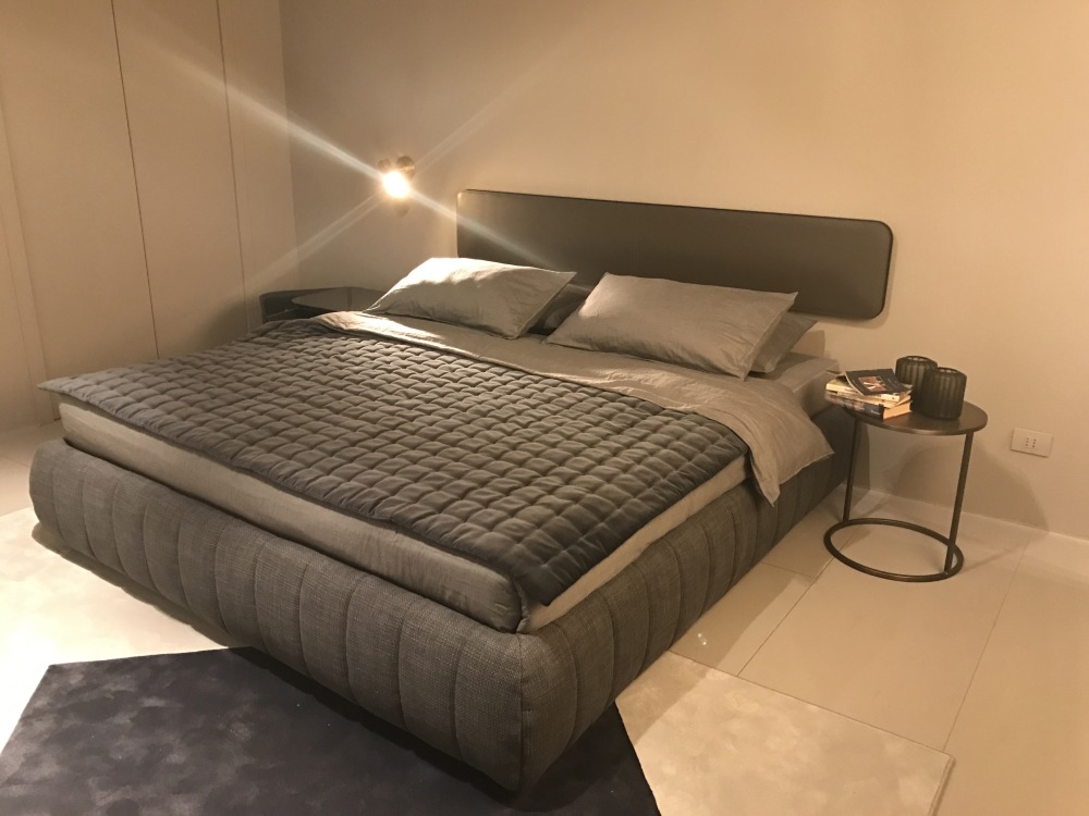Master bedroom decor gray velvet