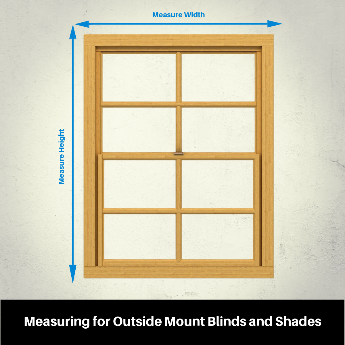 Measuring for Outside Mount Blinds and Shades