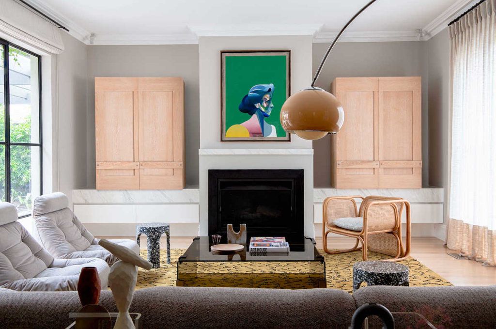 Melbourne interior design living room