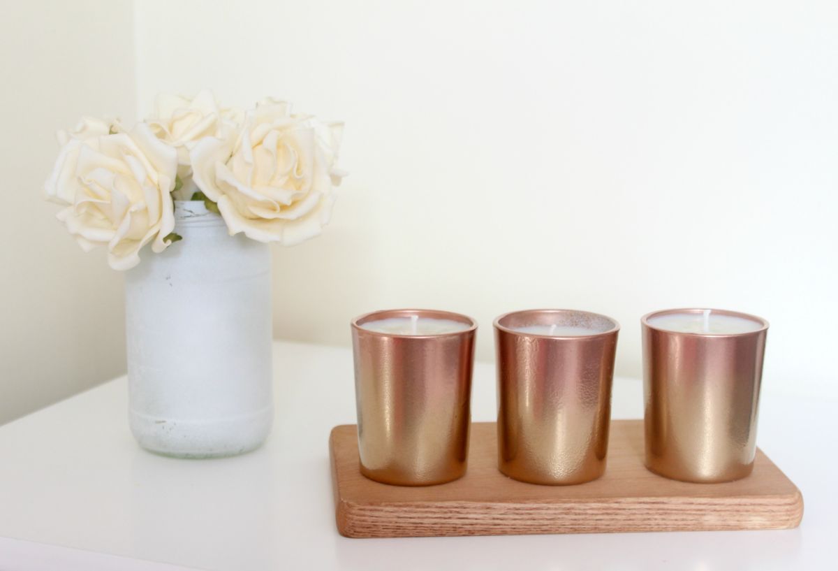 Metallic Votive Candles