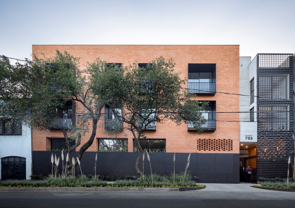 Mexico City Modern Apartment Building Connected to Local Culture