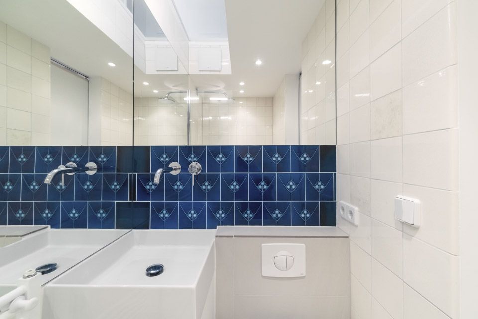 Micro Apartment in Moabit Spamroom Bold tiles