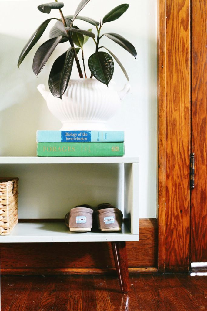 Mid Century Modern Shelf for Shoe