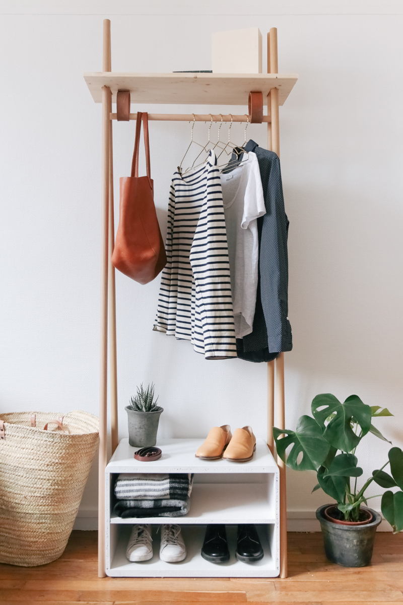 Mid century clothing rack