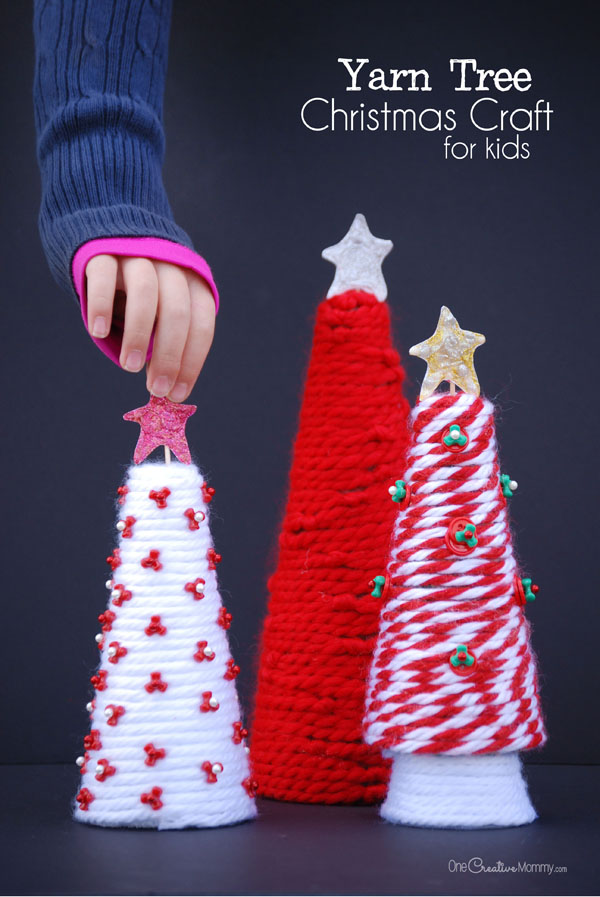 Mini Yarn Christmas Tree