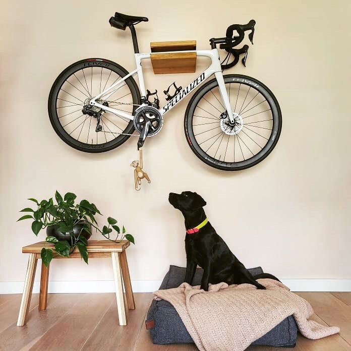 Minimal shelf-inspired bike rack