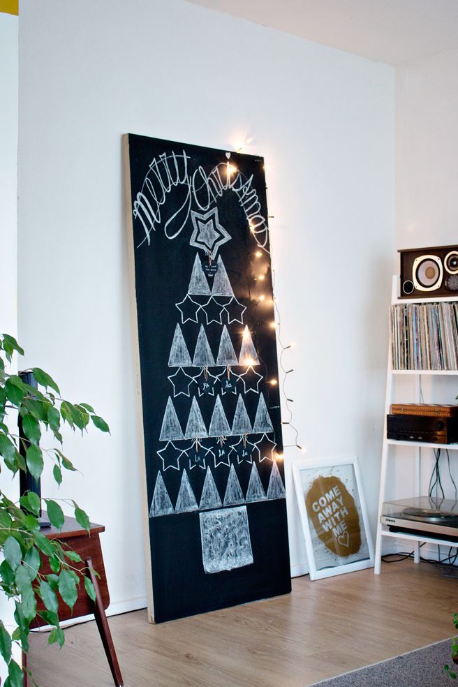 Minimalist Chalkboard Tree 1