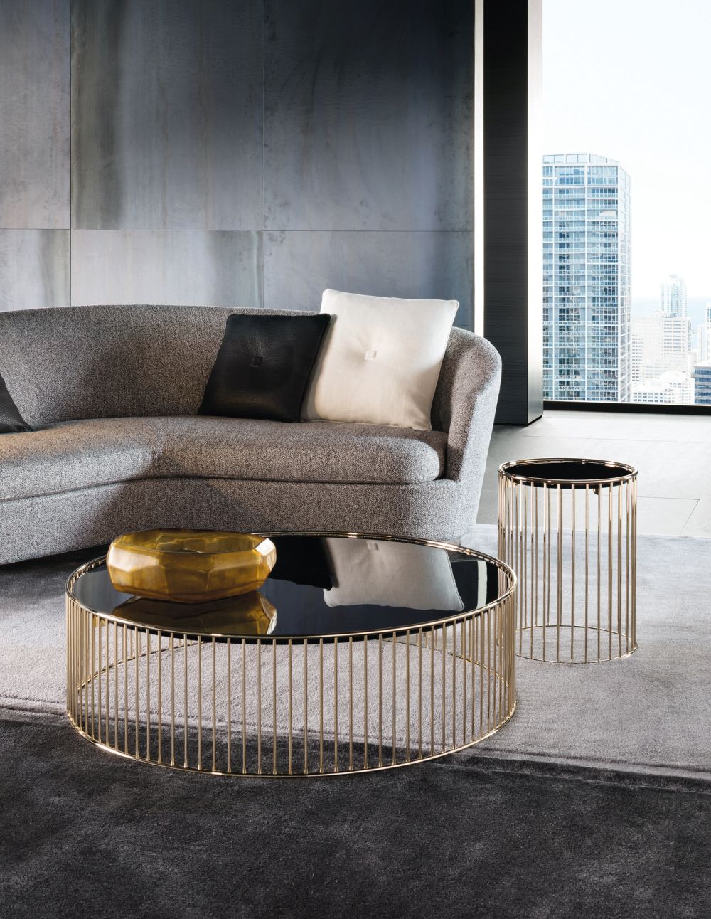 Minotti Gold Coffee Table