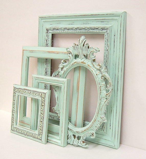 Mint Empty Vintage Frames