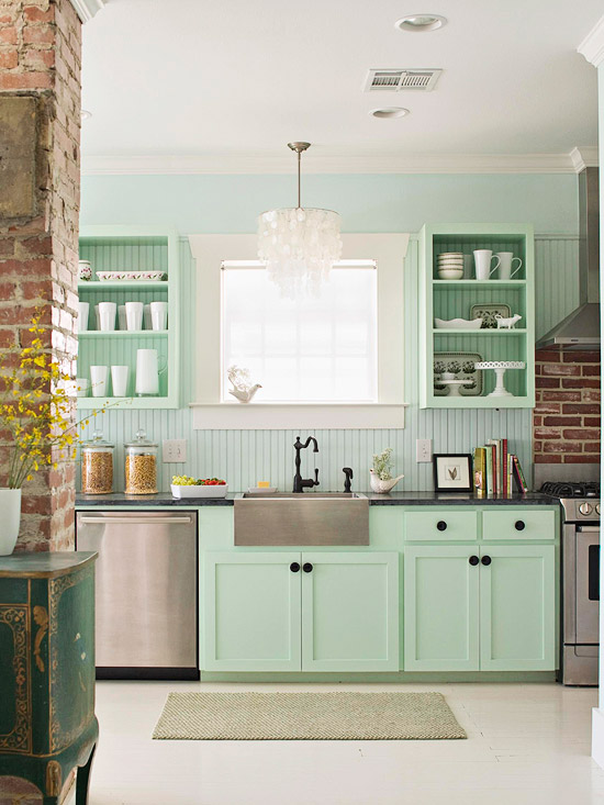 Mint Kitchen Cabinetry