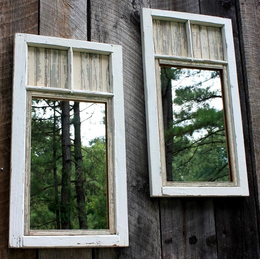 Mirror on the backayrd fence