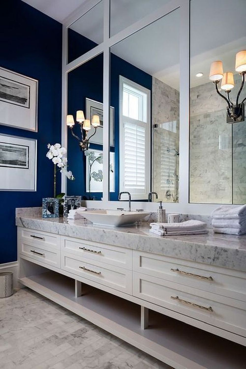 Mirror wall panels