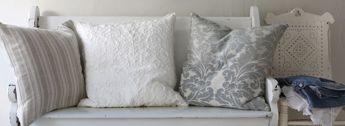 Mismatched Throw Pillows