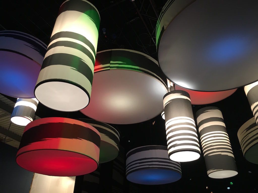 Missoni drum lights pendant