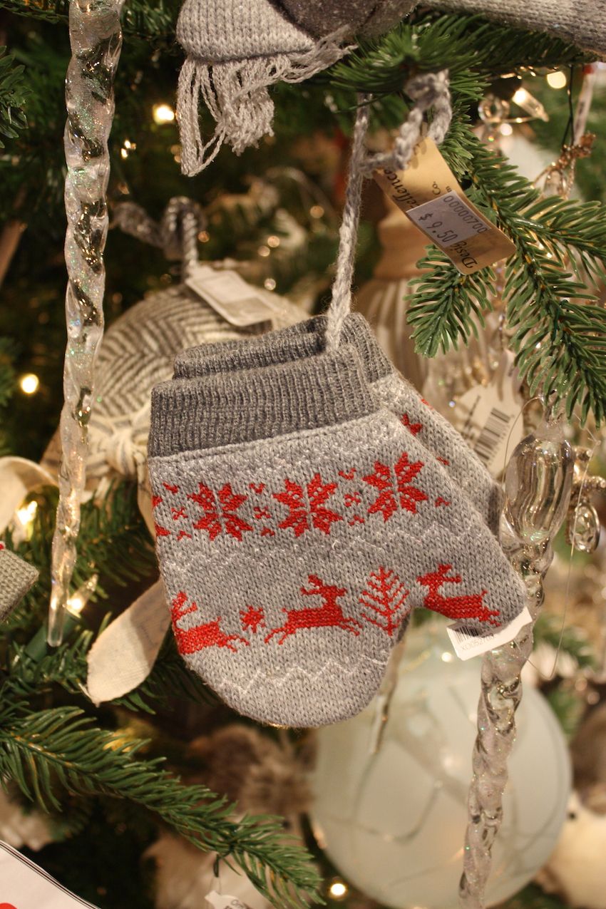 A tiny, cozy pair of mittens make a great ornament.