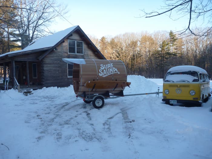 Mobile sauna view