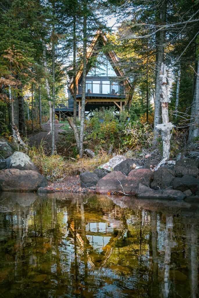 Modern A-frame Cabin in Minnesota