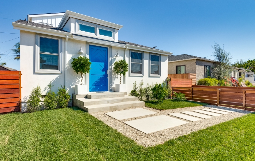 Modern Blue Front Door