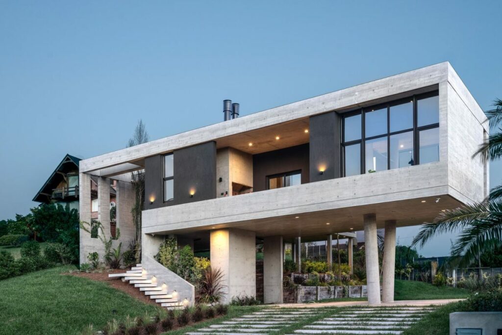 Modern Concrete home Buen Orden House in Argentina 1024x683