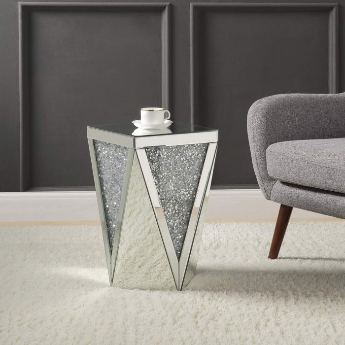 Modern Crystal Diamond end Table,