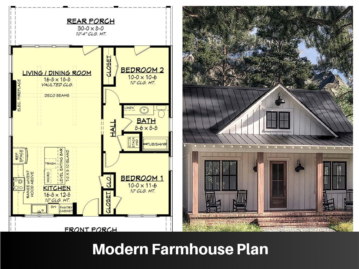 Modern Farmhouse Plan