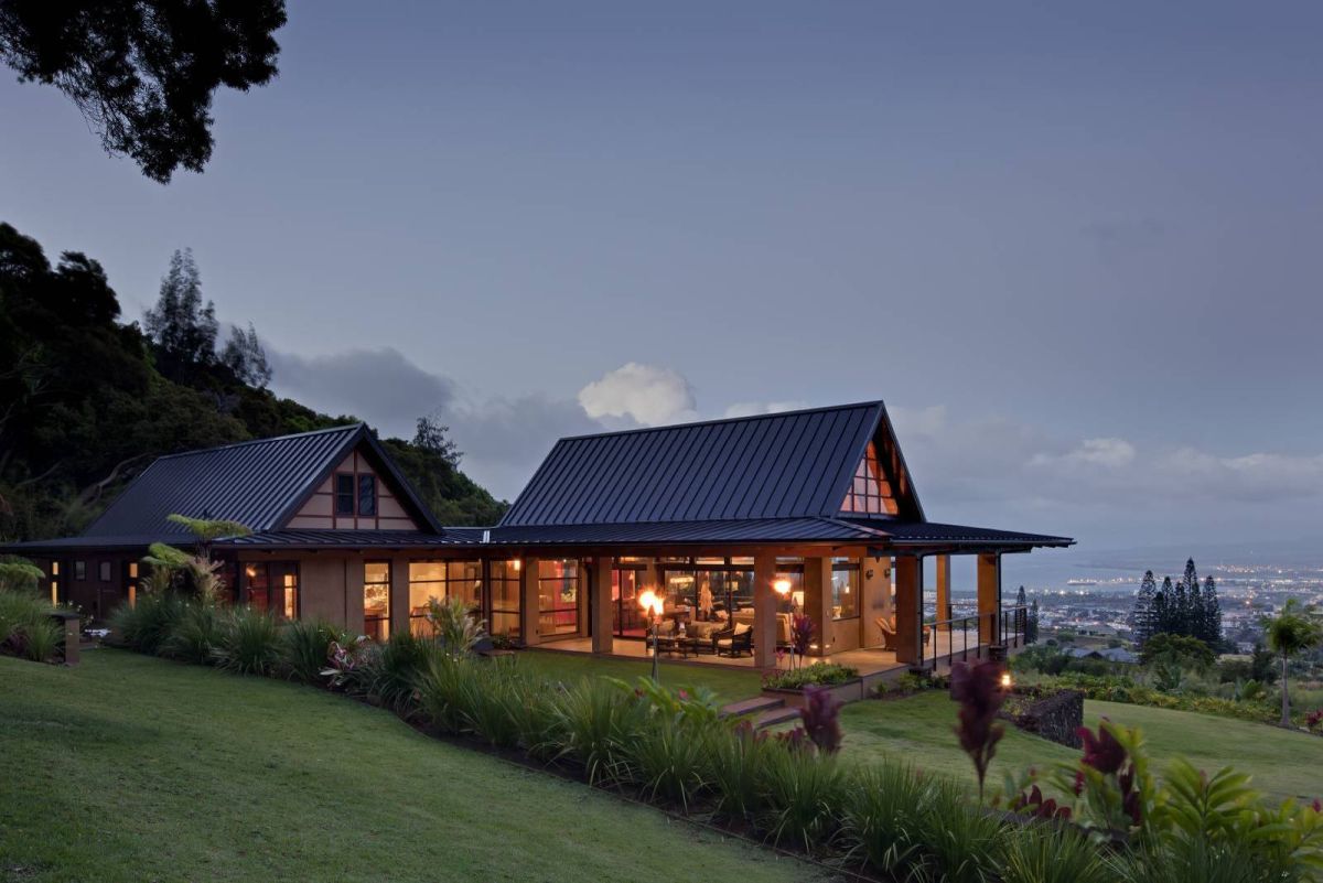 Modern Home with Dutch Gable Roof