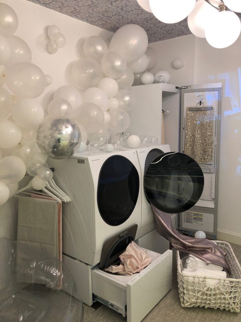 Silverman's space shows that a laundry can be functional and organized as well as a whole lotta fun.