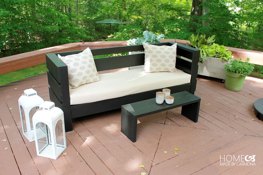 Modern Outdoor DIY Sofa