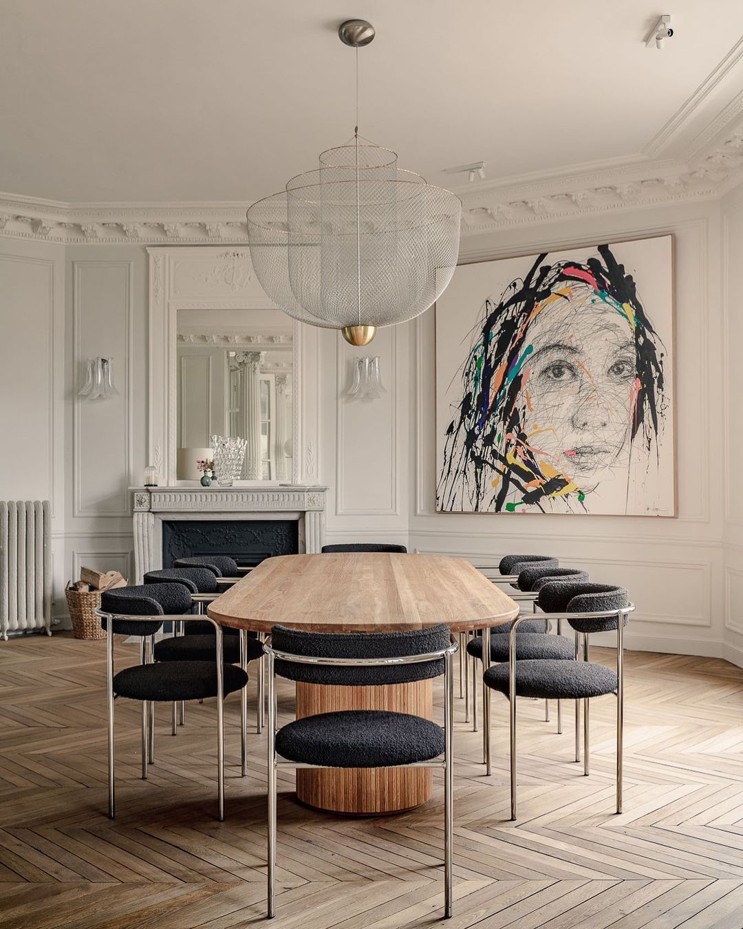 Modern Parisian Style Dining Area