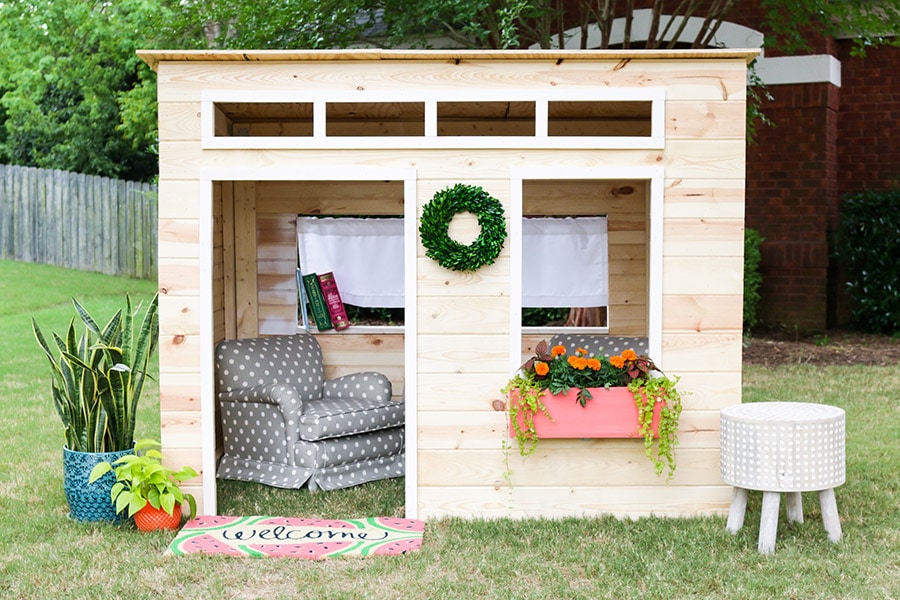 Modern Shed Style Playhouse