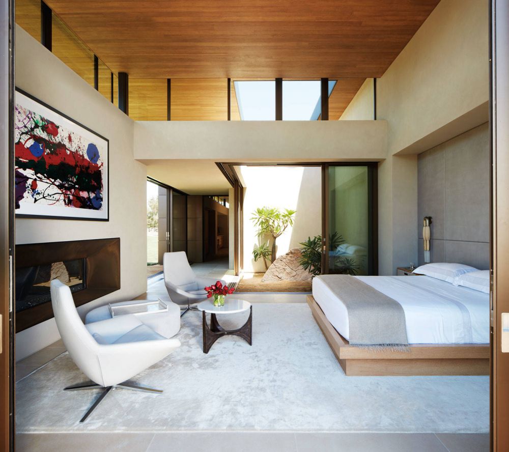 Modern Style Home master bedroom