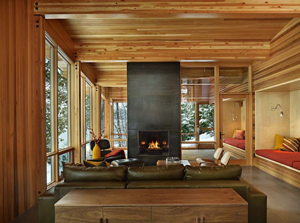 Modern Style Home rustic modern cabin living