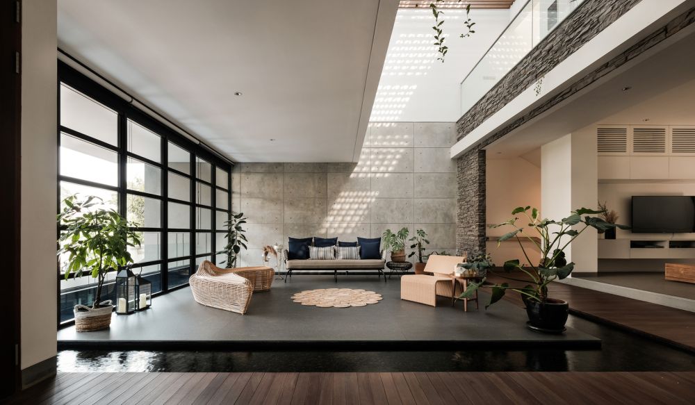 Modern Style Home sky lights